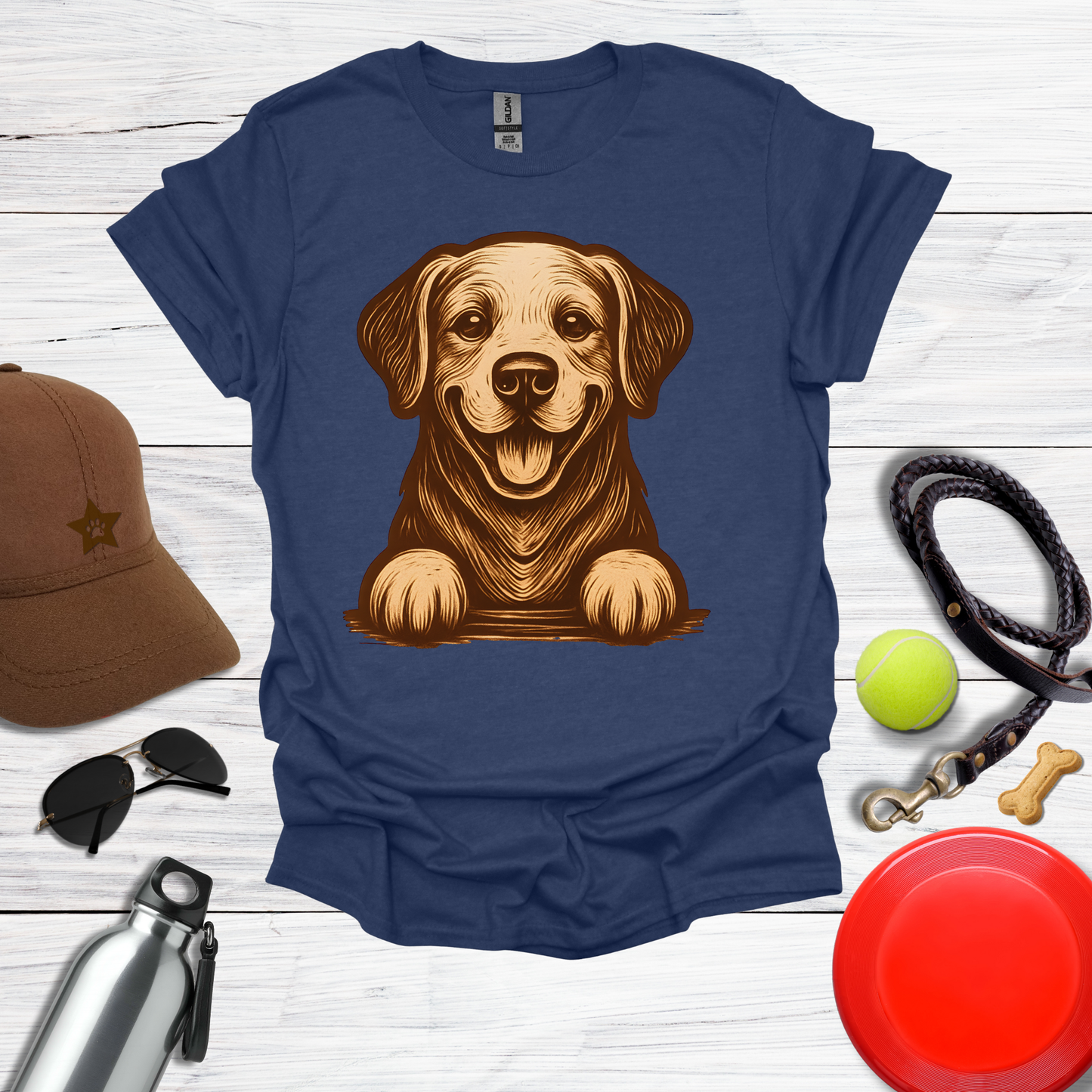 Warm Happy Labrador T-Shirt