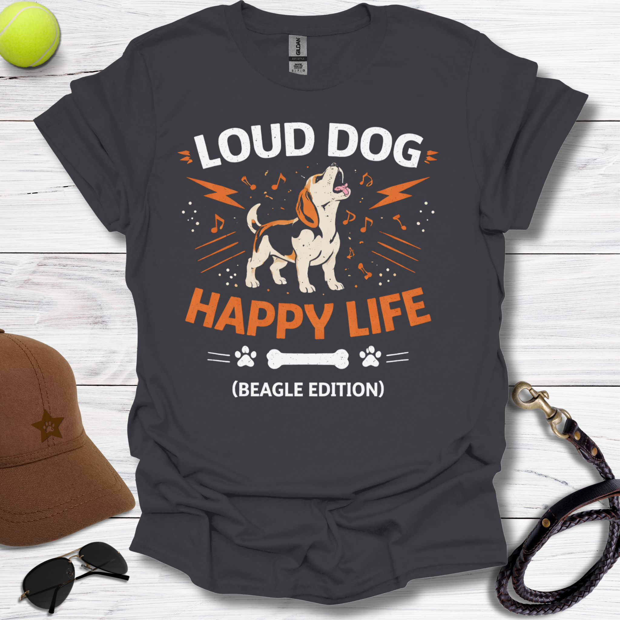 Loud Dog Happy Life T-Shirt