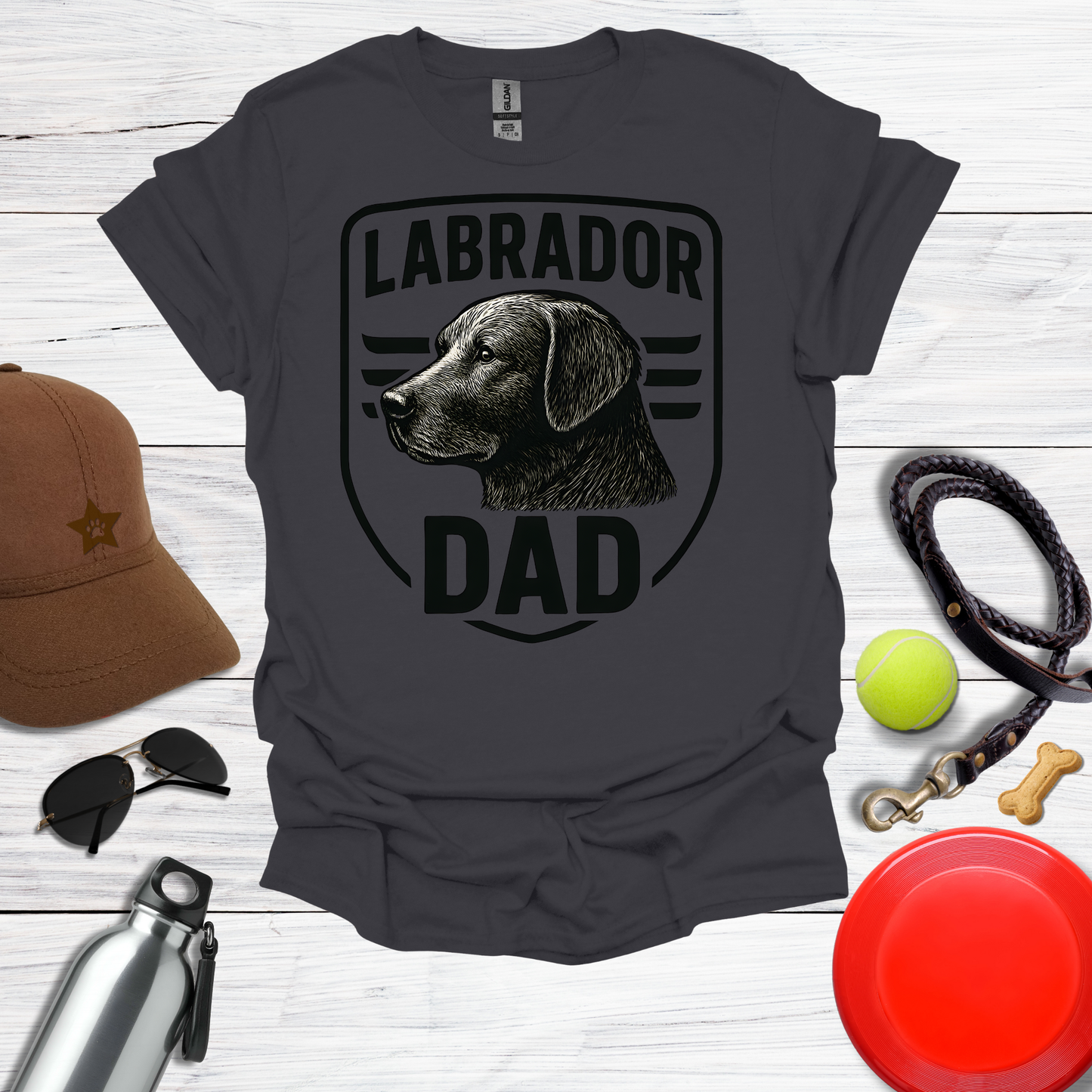 Vintage Classic Labrador Dad Tee