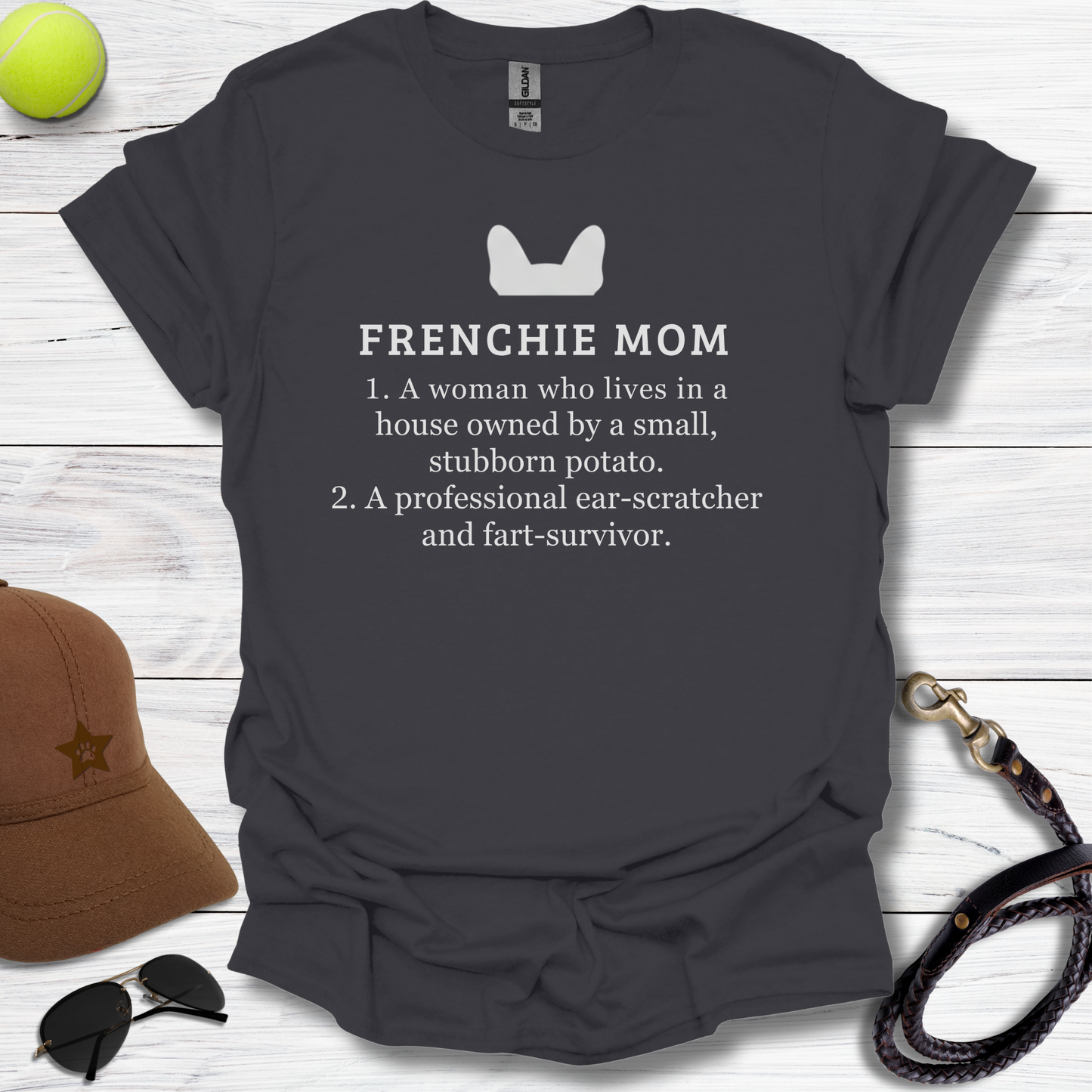 Frenchie Momma Ear Scratcher T-Shirt