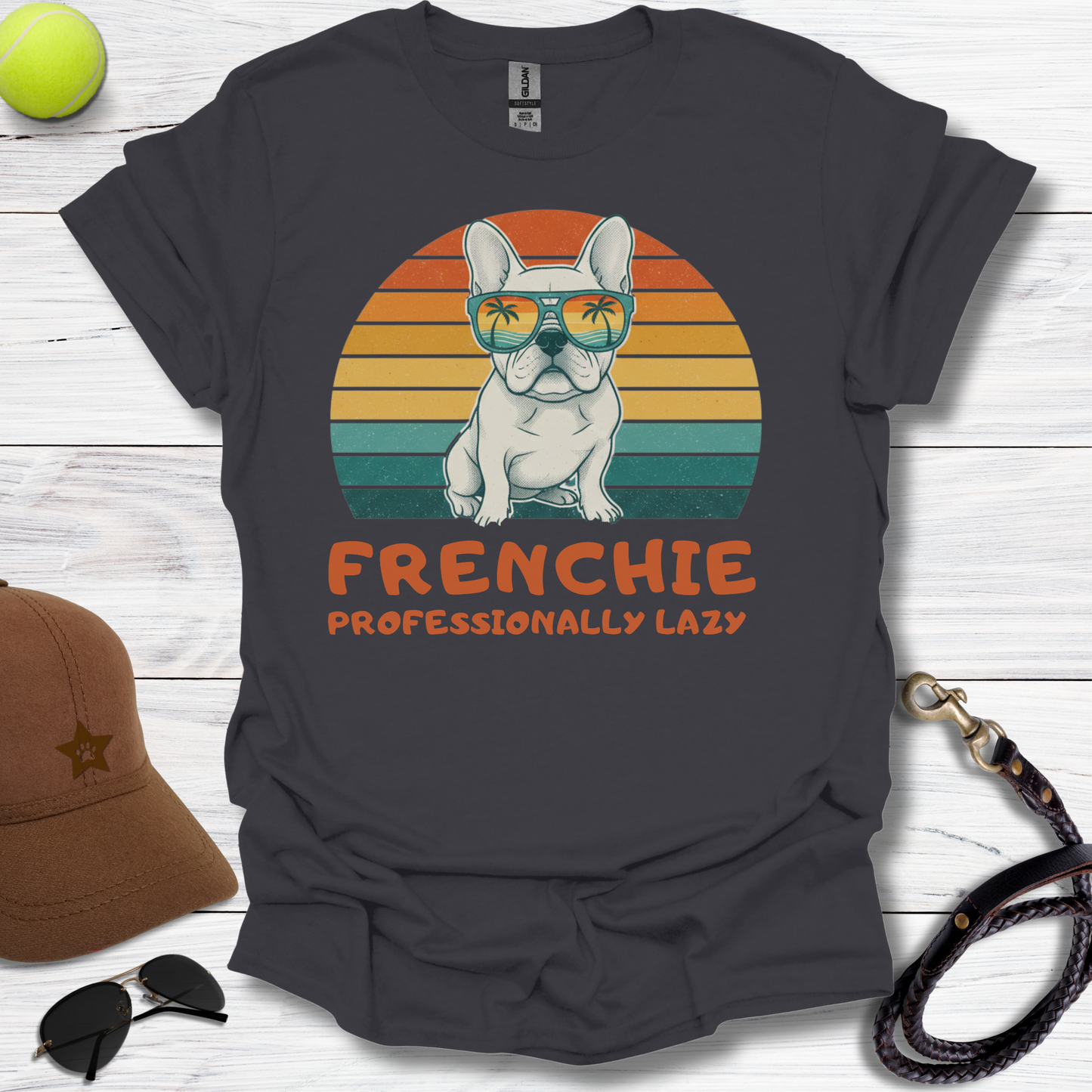Frenchie "Professionally Lazy" T-Shirt