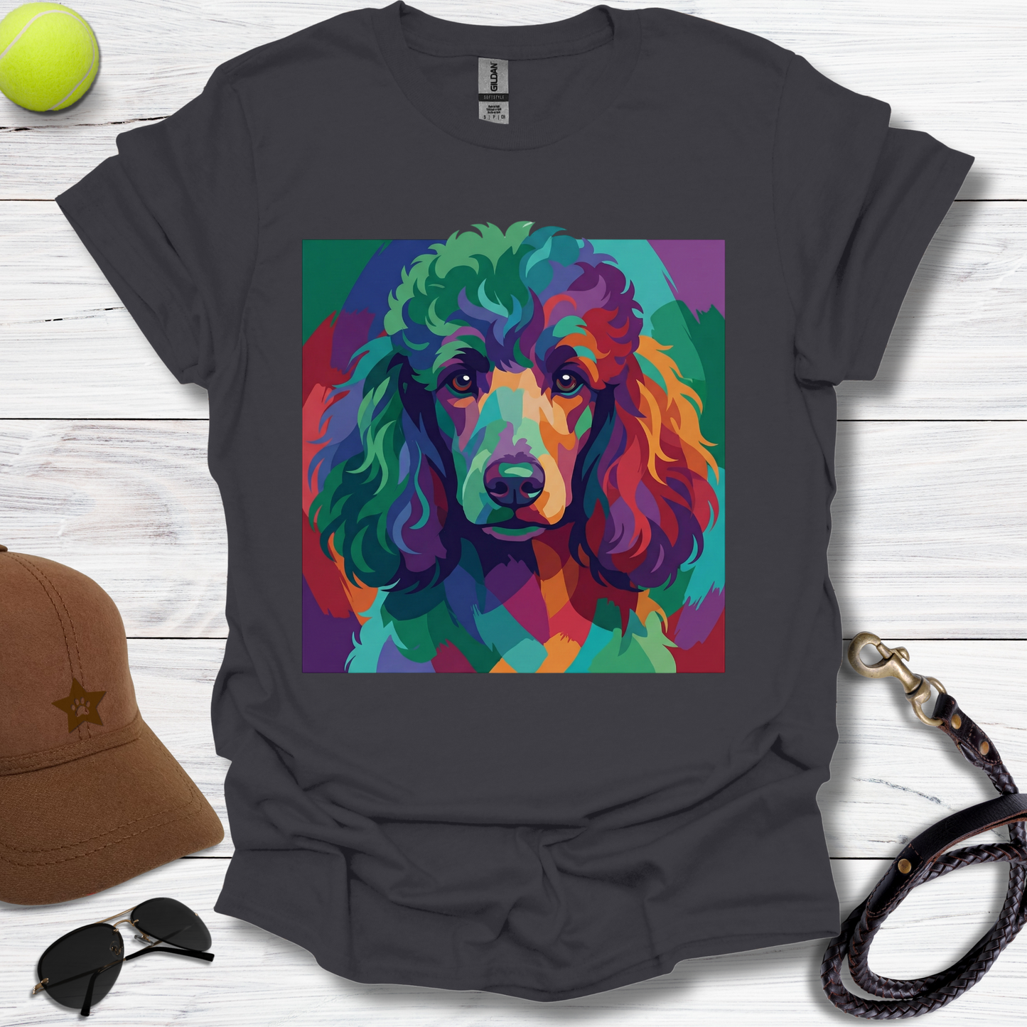 Painterly Poodle T-Shirt