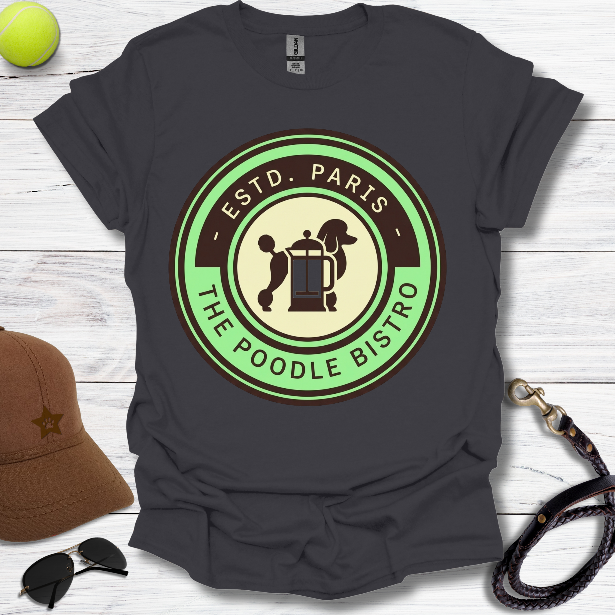 Poodle Bistro T-Shirt