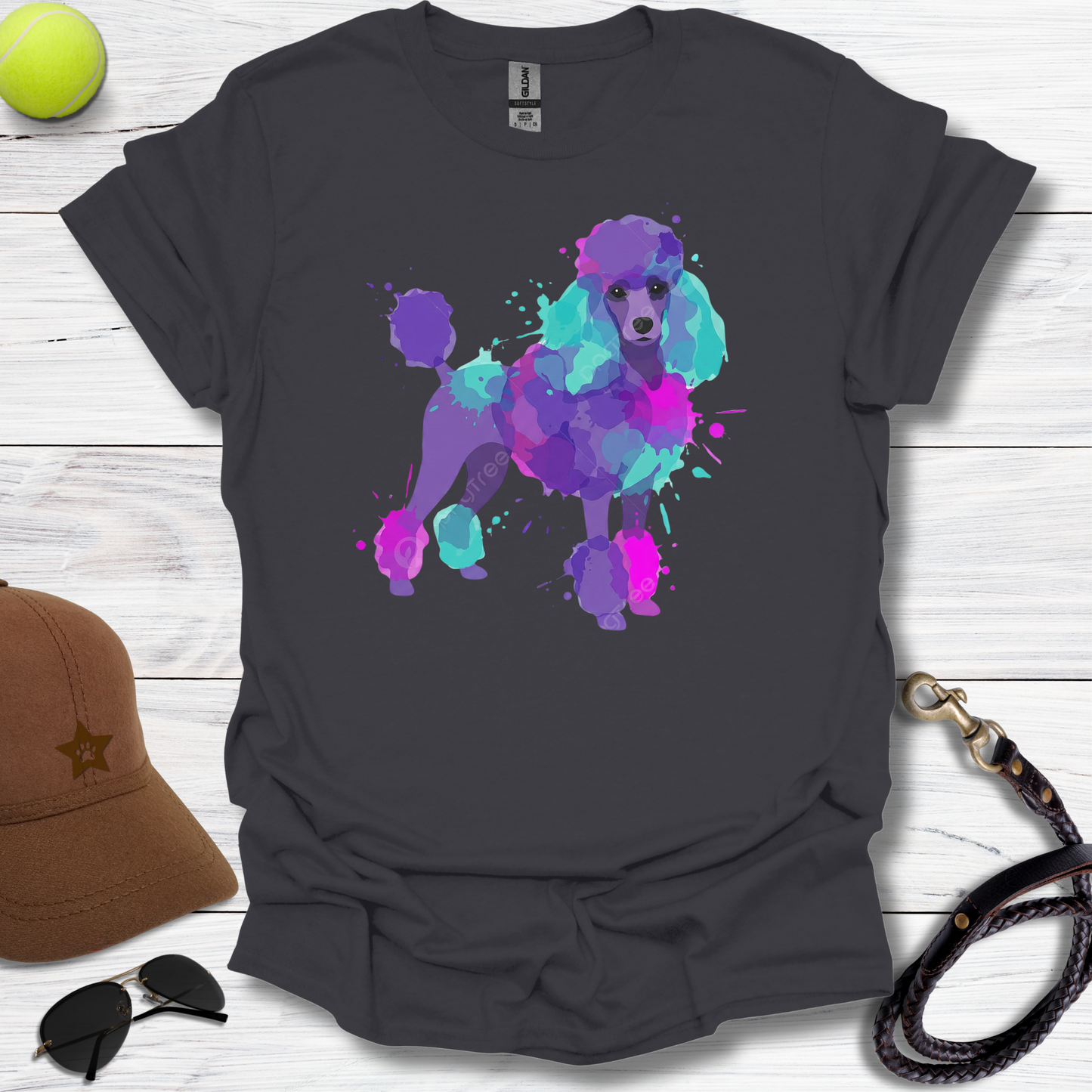 Poodle Color Splash T-Shirt