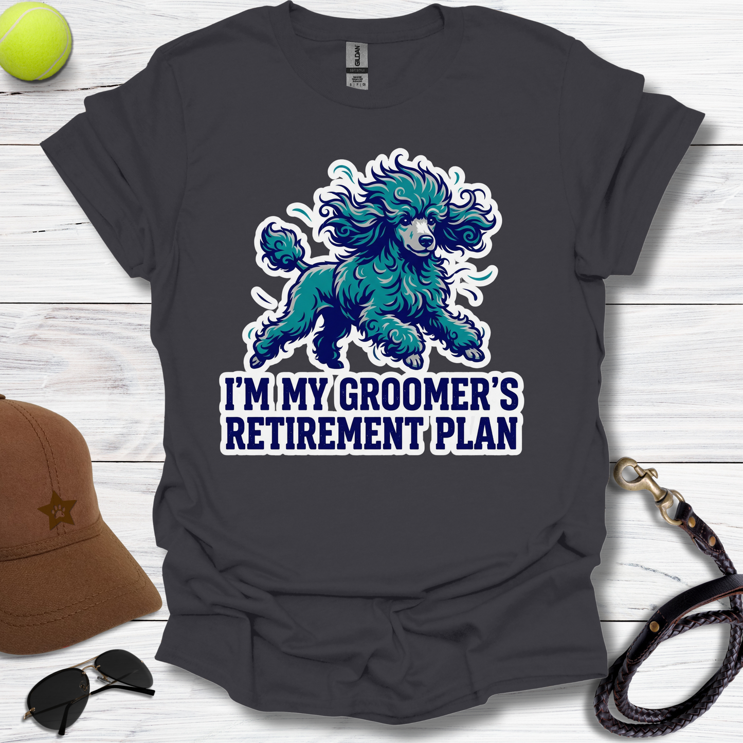 Poodle Groomer's Retirement Plan T-Shirt