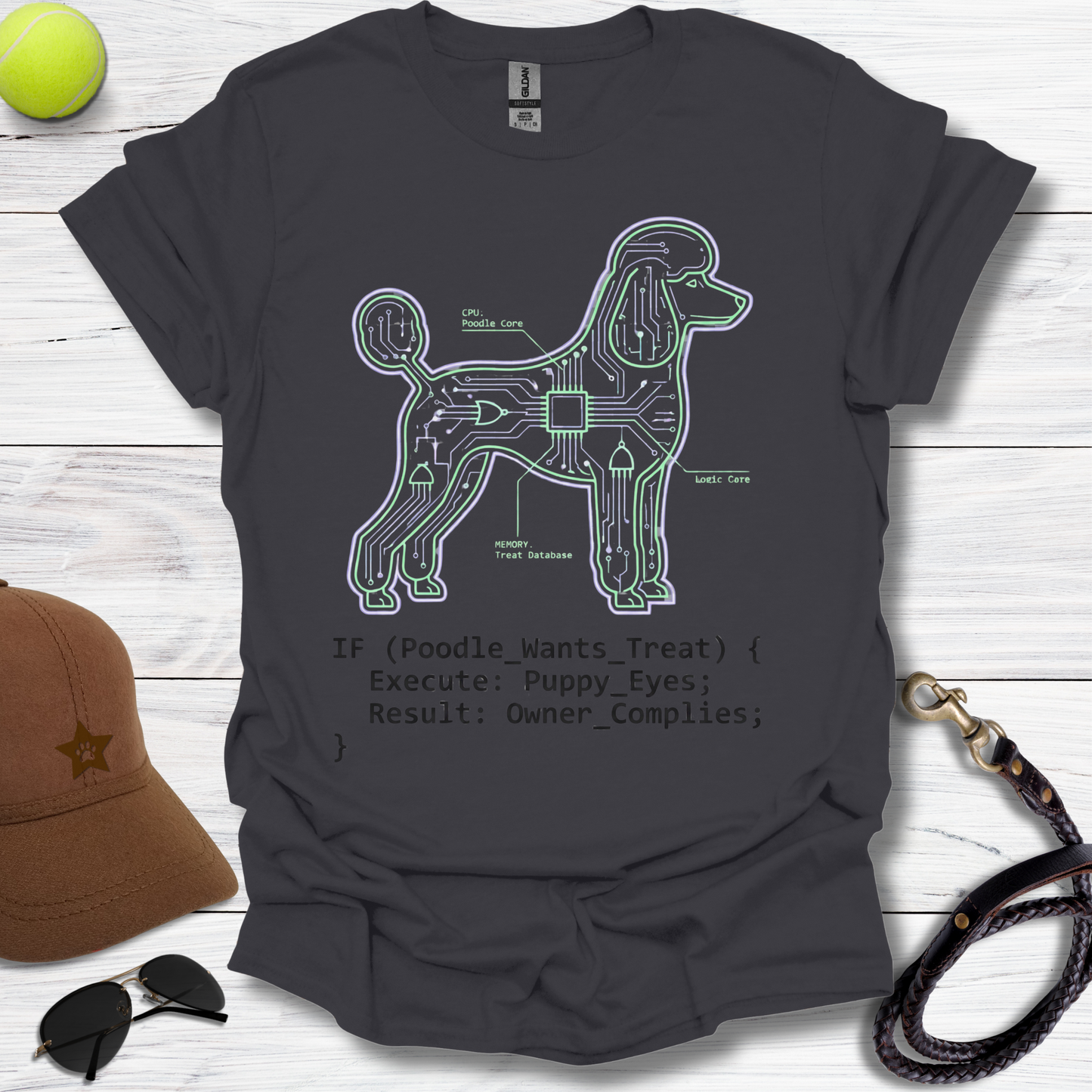 Poodle Progamming T-Shirt