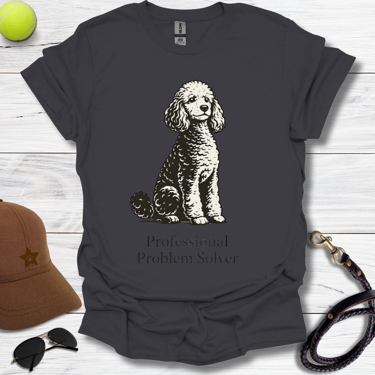 Problem Solving Poodle T-Shirt