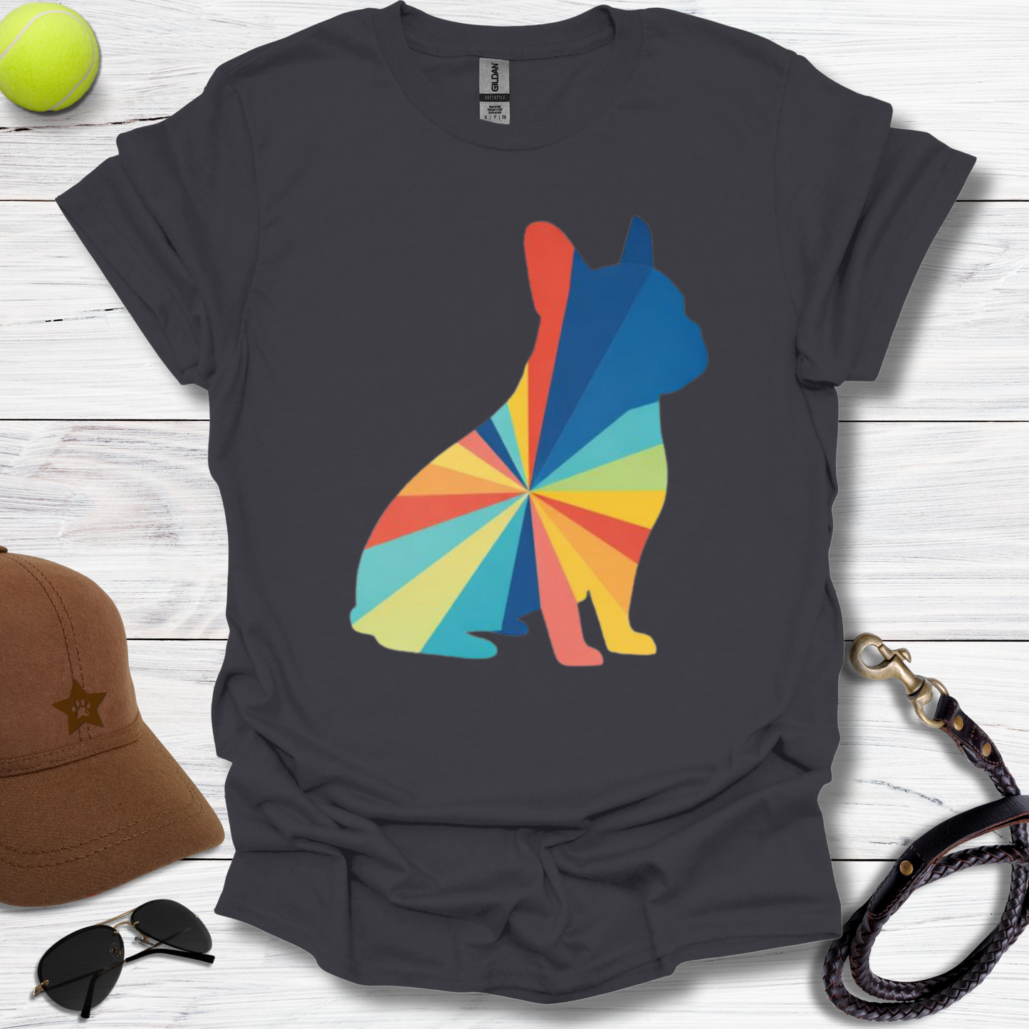Rainbow Frenchie T-Shirt