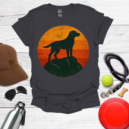 Retro Labrador Silhouette T-Shirt