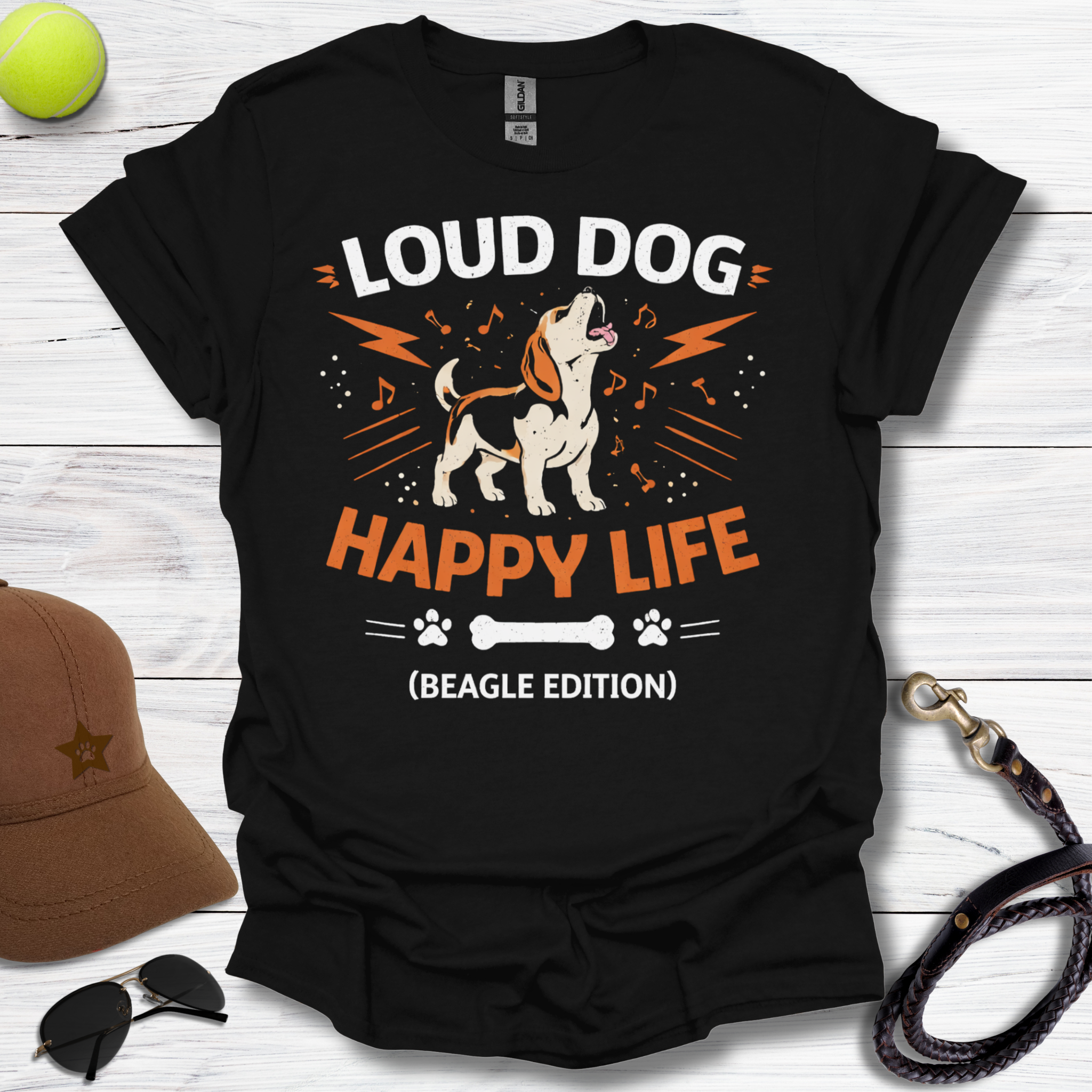 Loud Dog Happy Life T-Shirt
