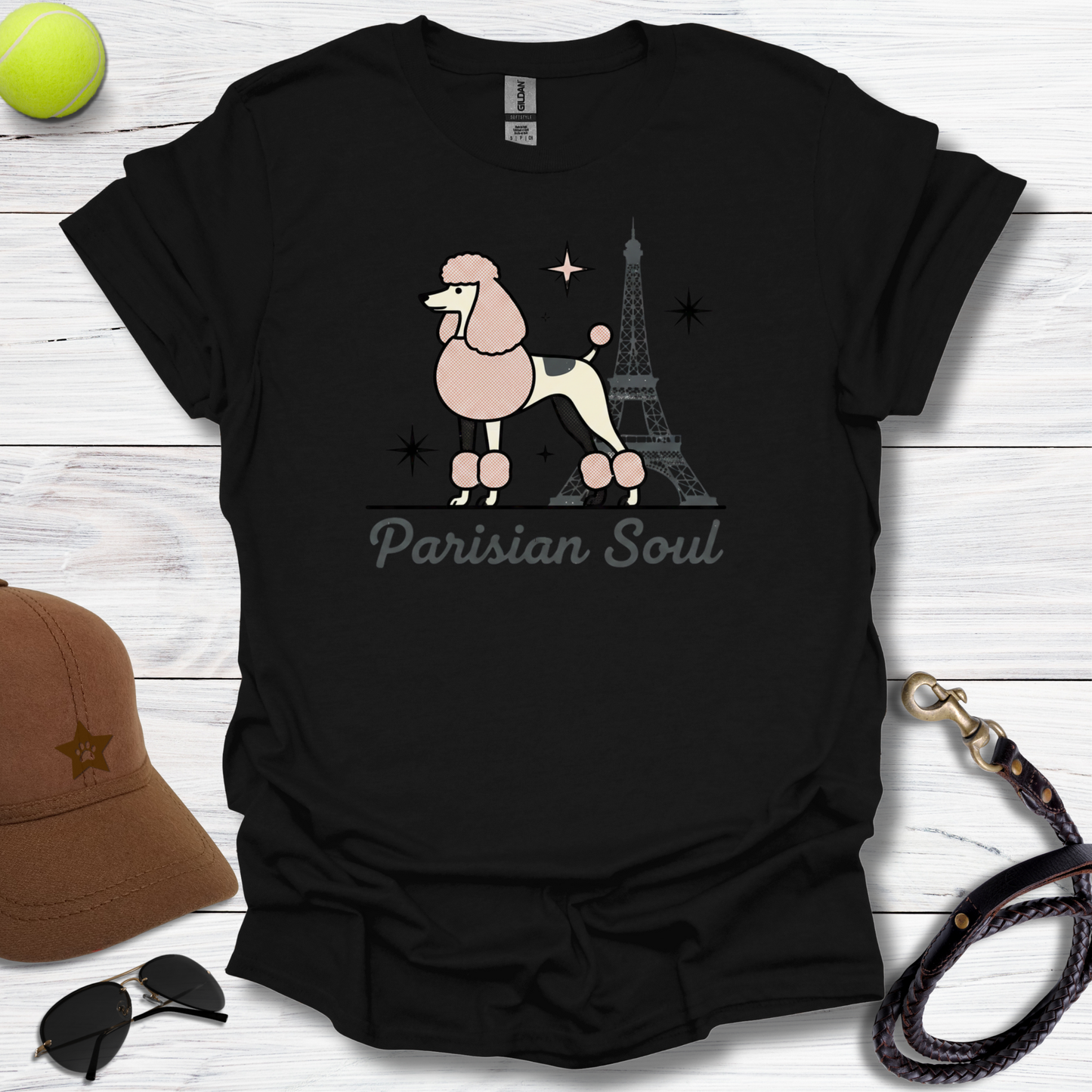 Parisian Soul Poodle T-Shirt