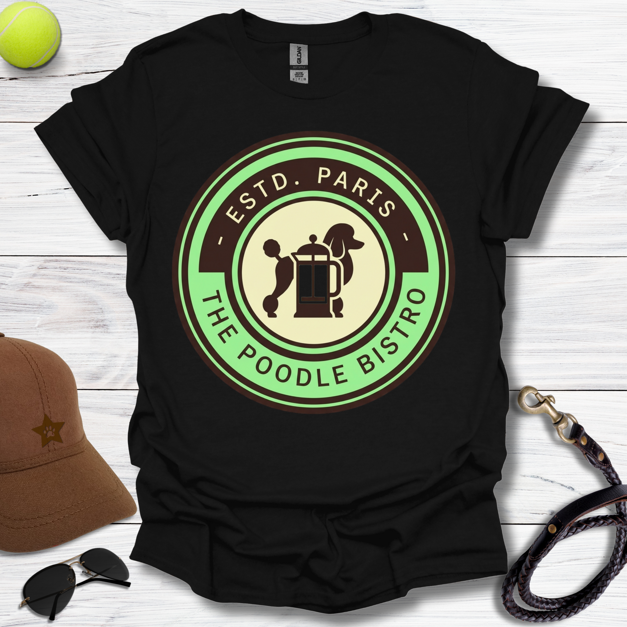 Poodle Bistro T-Shirt