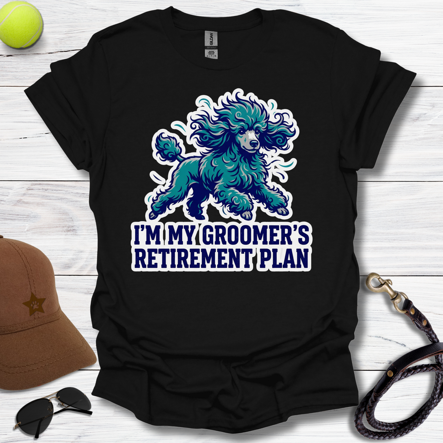 Poodle Groomer's Retirement Plan T-Shirt