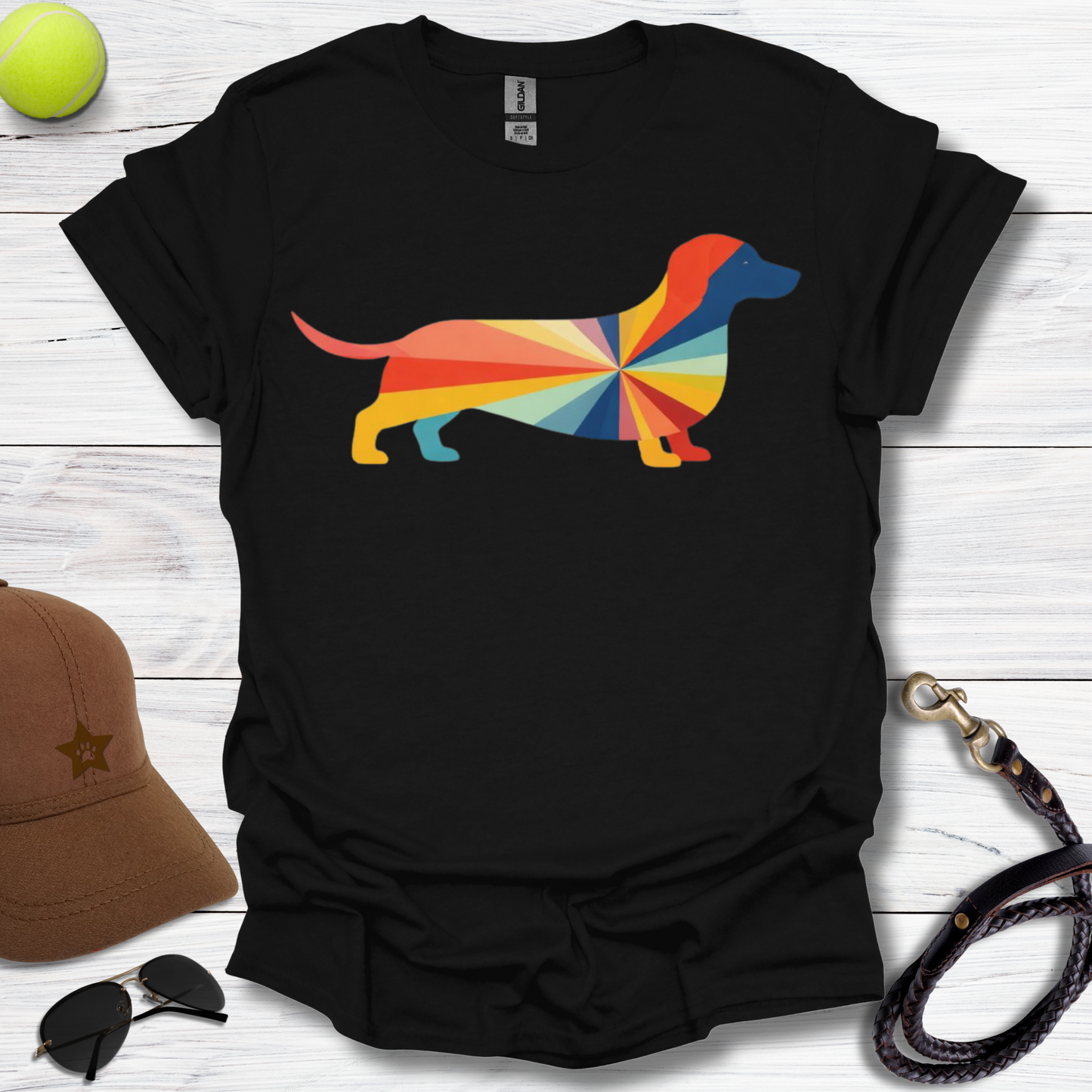 Rainbow Dachshund T-Shirt