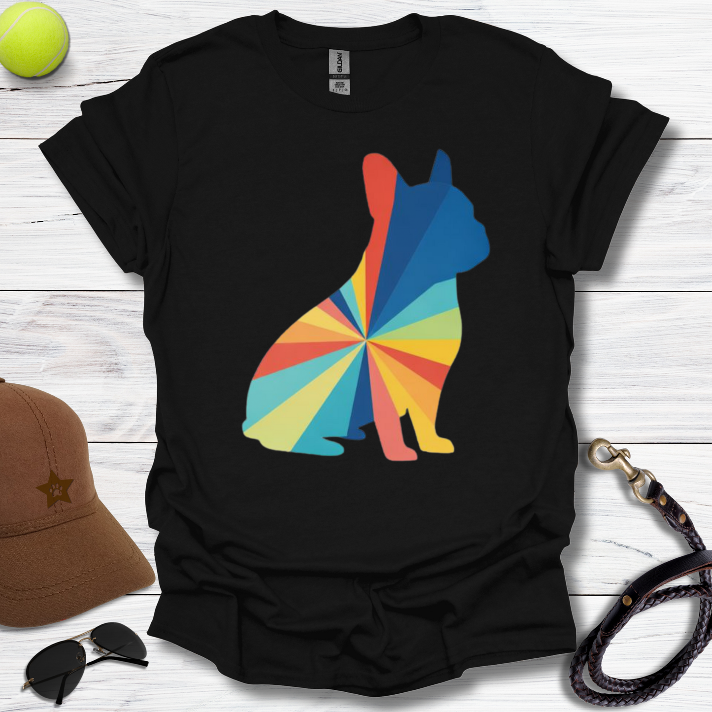 Rainbow Frenchie T-Shirt