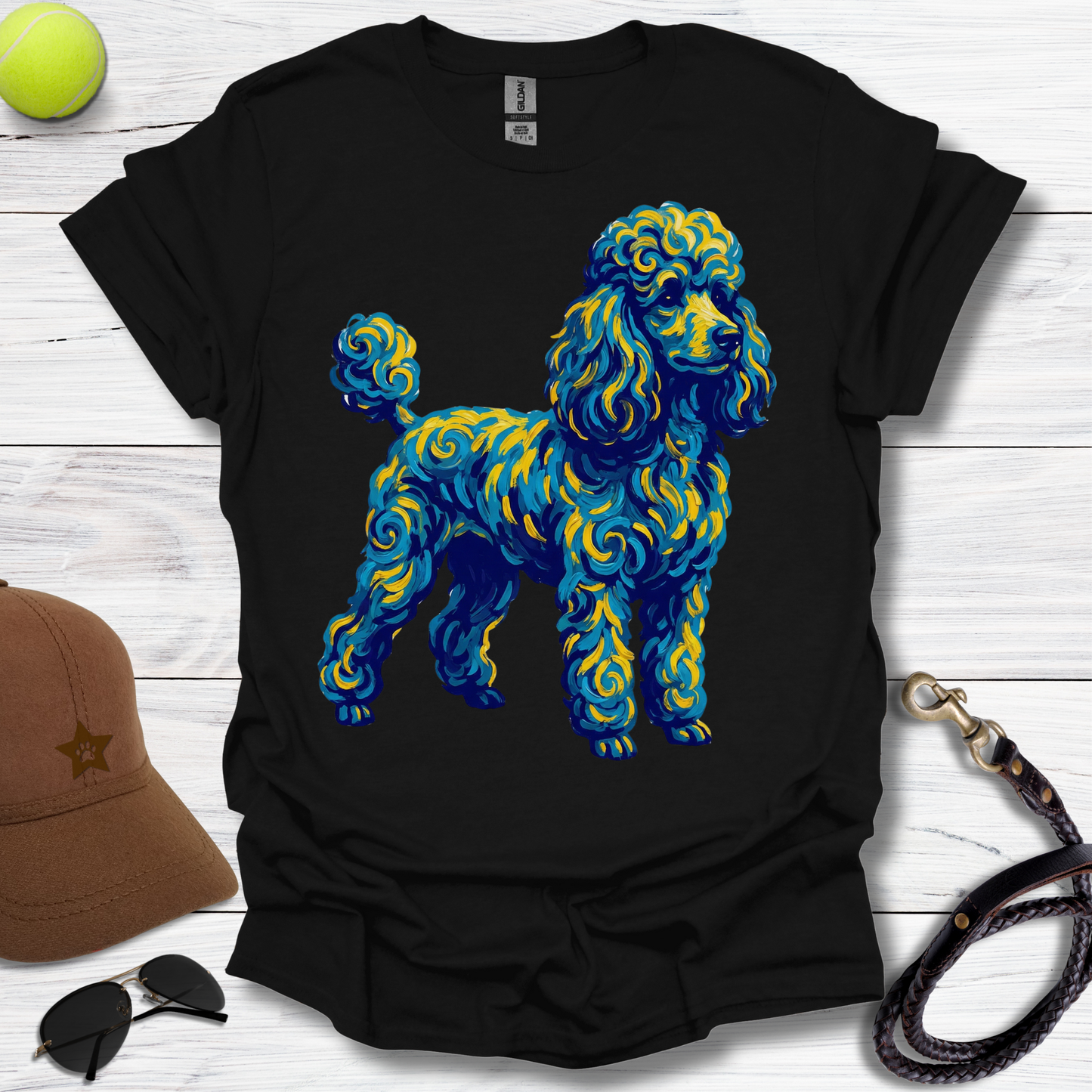 Starry Poodle T-Shirt