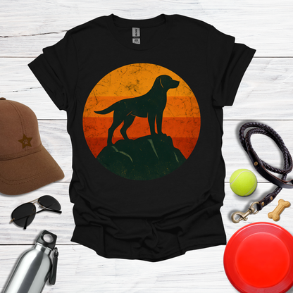 Retro Labrador Silhouette T-Shirt