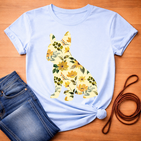 Sunflower Frenchie T-Shirt