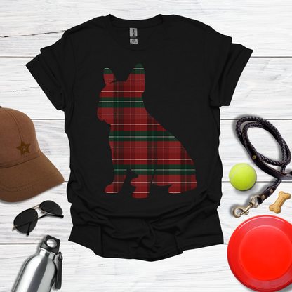 Plaid French Bulldog T-Shirt