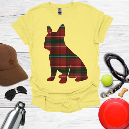 Plaid French Bulldog T-Shirt