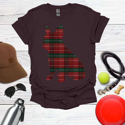 Plaid French Bulldog T-Shirt