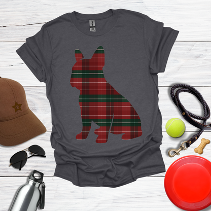 Plaid French Bulldog T-Shirt