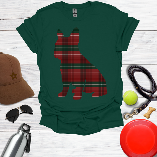 Plaid French Bulldog T-Shirt