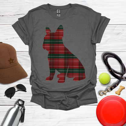 Plaid French Bulldog T-Shirt
