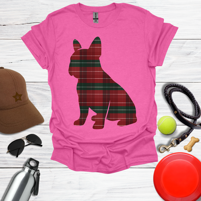 Plaid French Bulldog T-Shirt