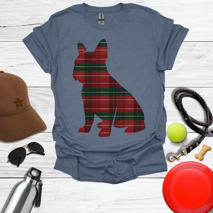 Plaid French Bulldog T-Shirt