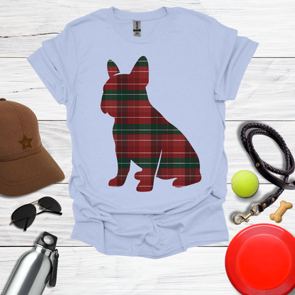 Plaid French Bulldog T-Shirt