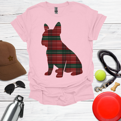 Plaid French Bulldog T-Shirt