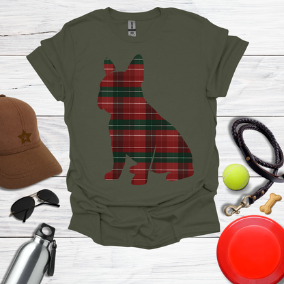 Plaid French Bulldog T-Shirt