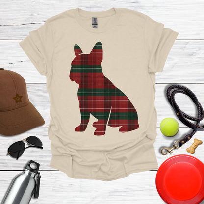Plaid French Bulldog T-Shirt