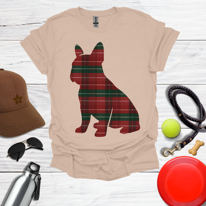 Plaid French Bulldog T-Shirt