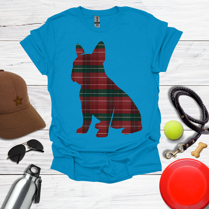 Plaid French Bulldog T-Shirt