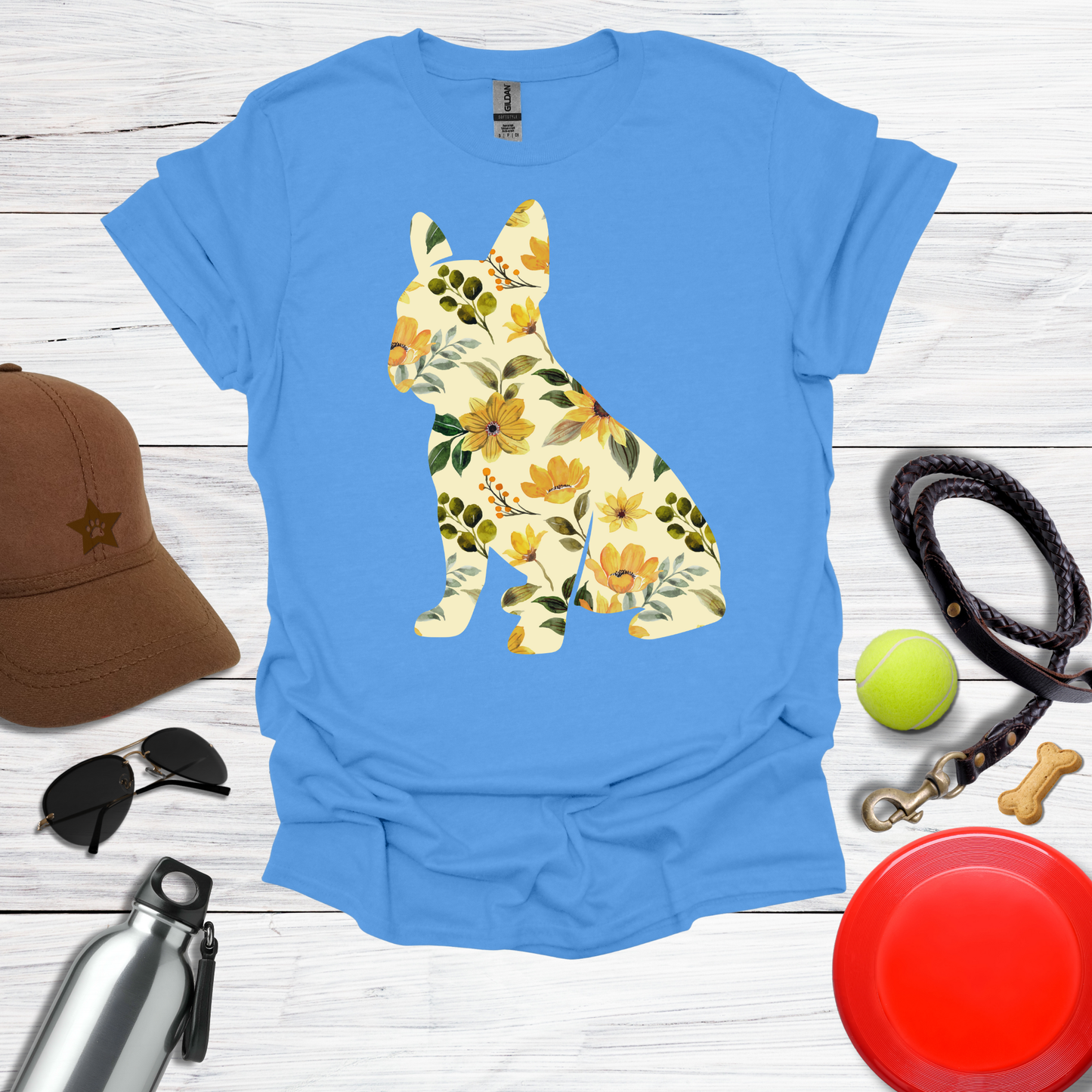 Sunflower Frenchie T-Shirt