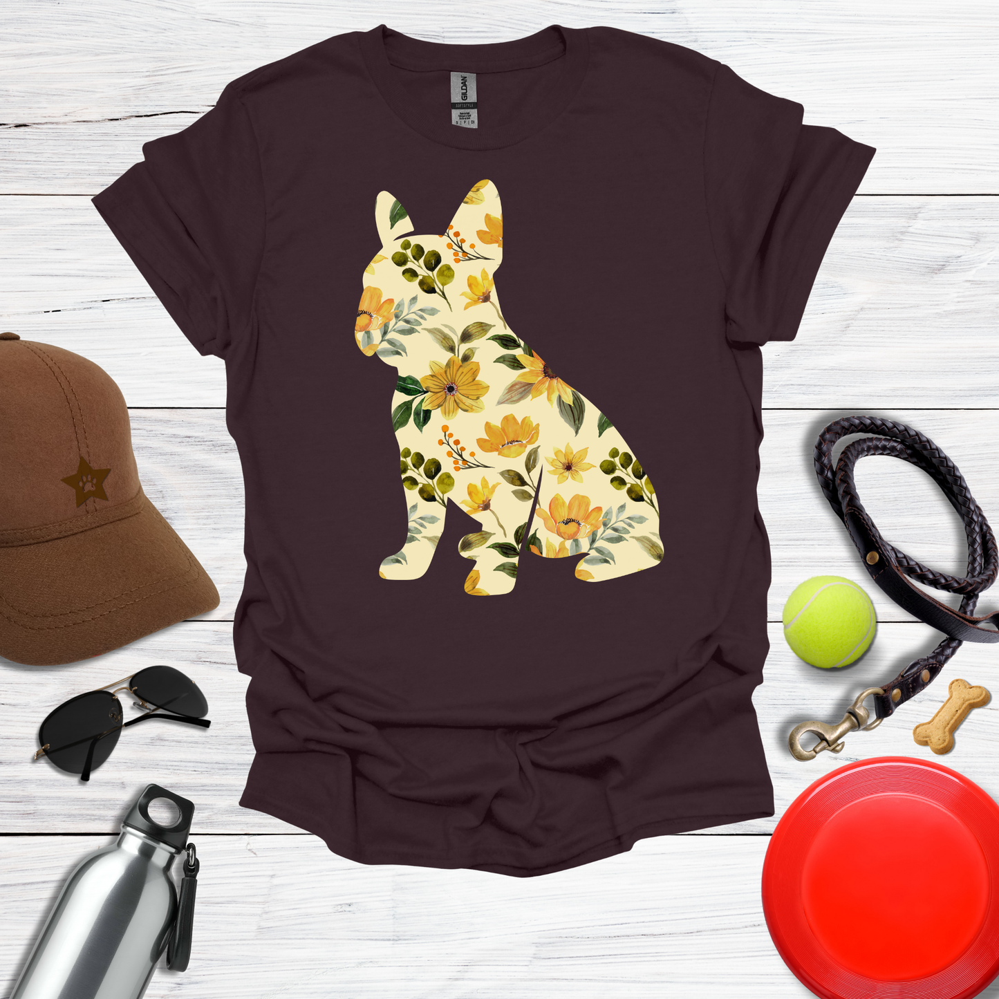Sunflower Frenchie T-Shirt