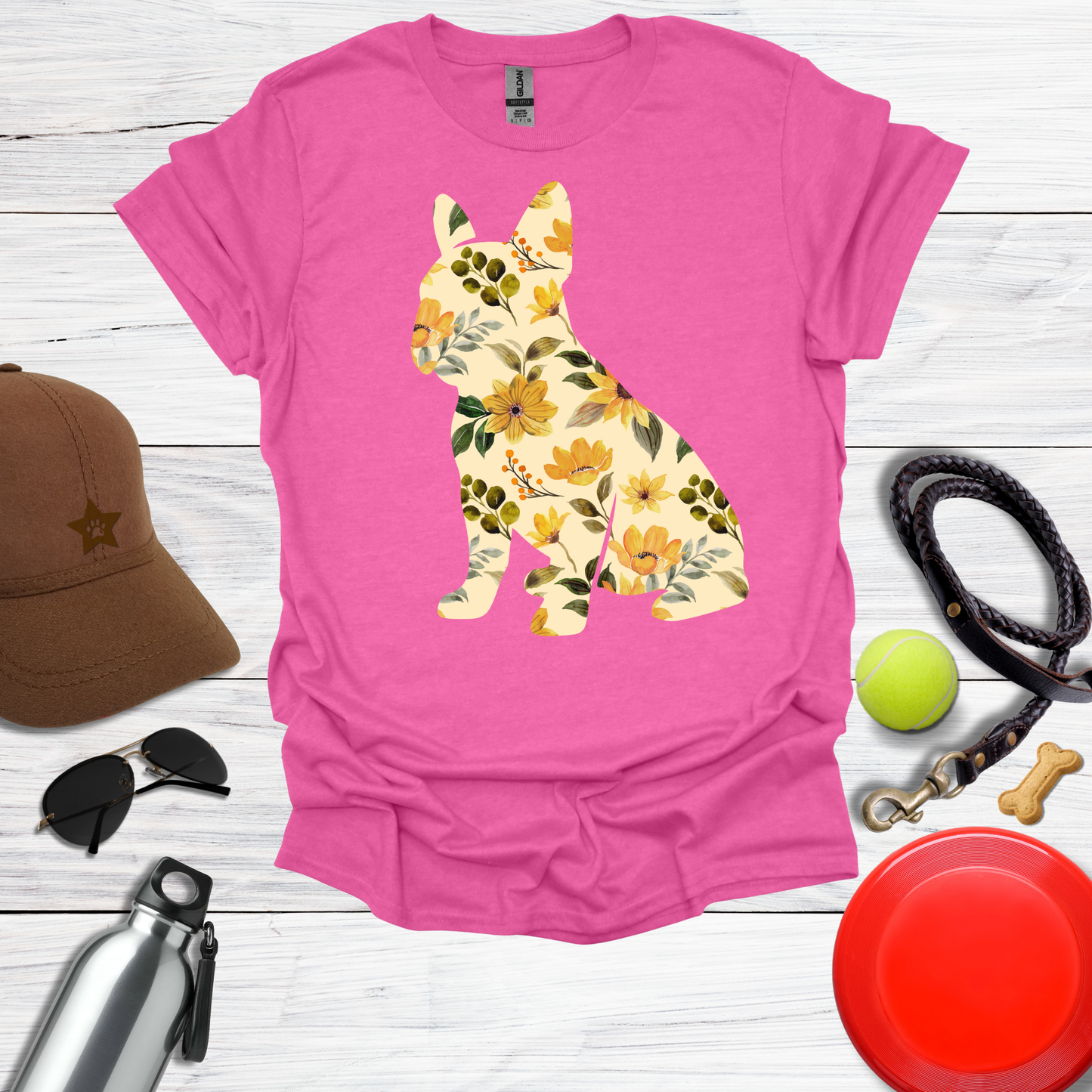Sunflower Frenchie T-Shirt