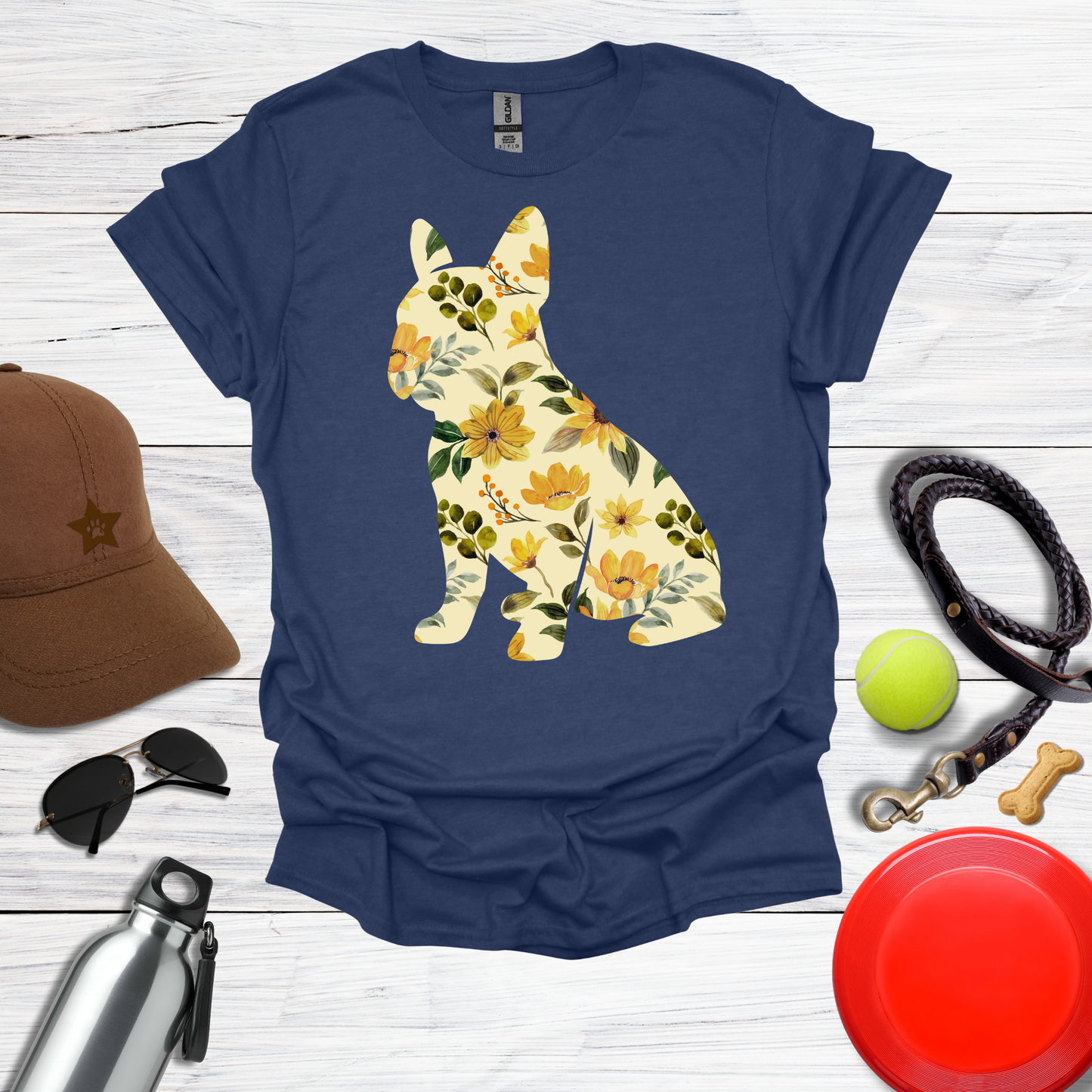 Sunflower Frenchie T-Shirt