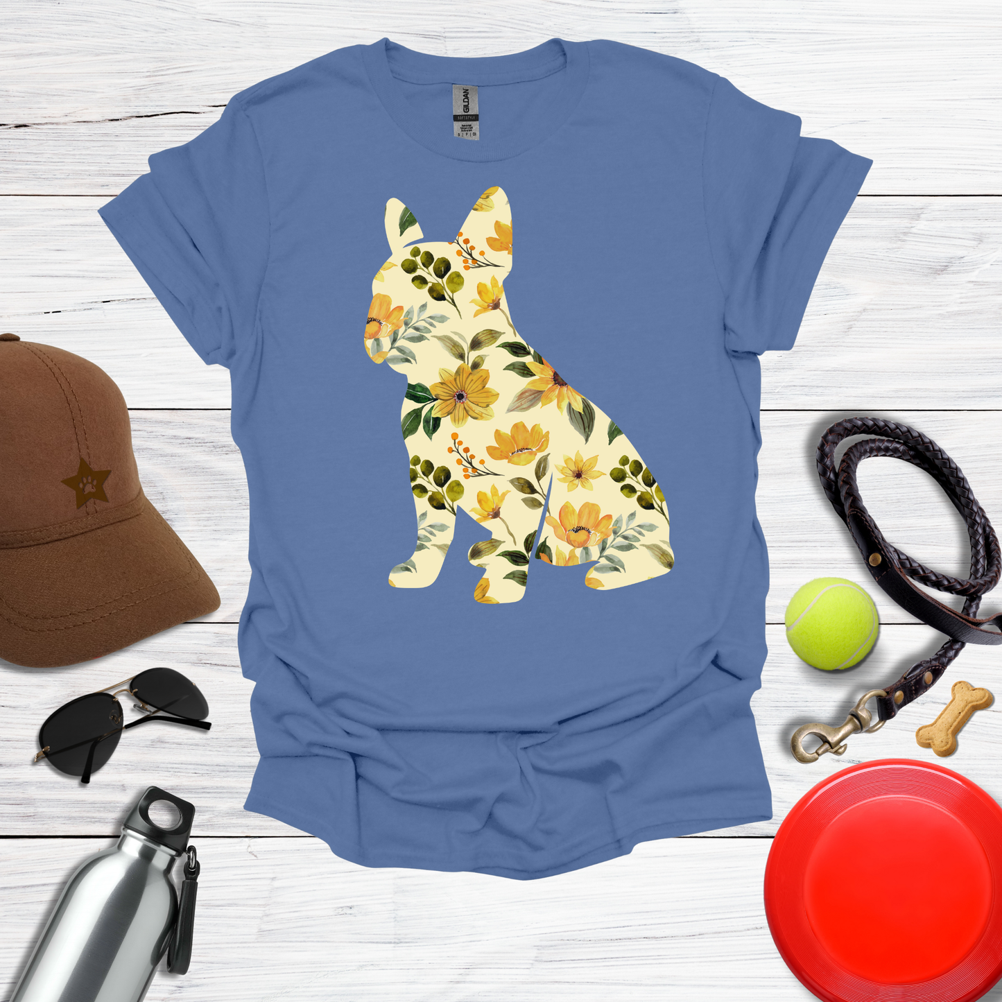 Sunflower Frenchie T-Shirt