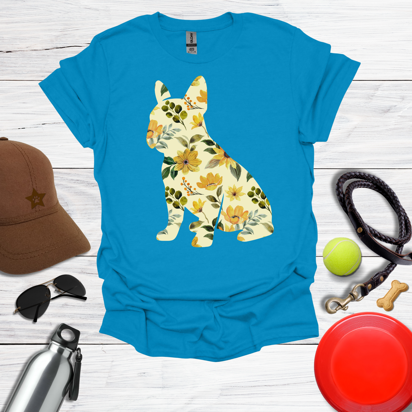 Sunflower Frenchie T-Shirt