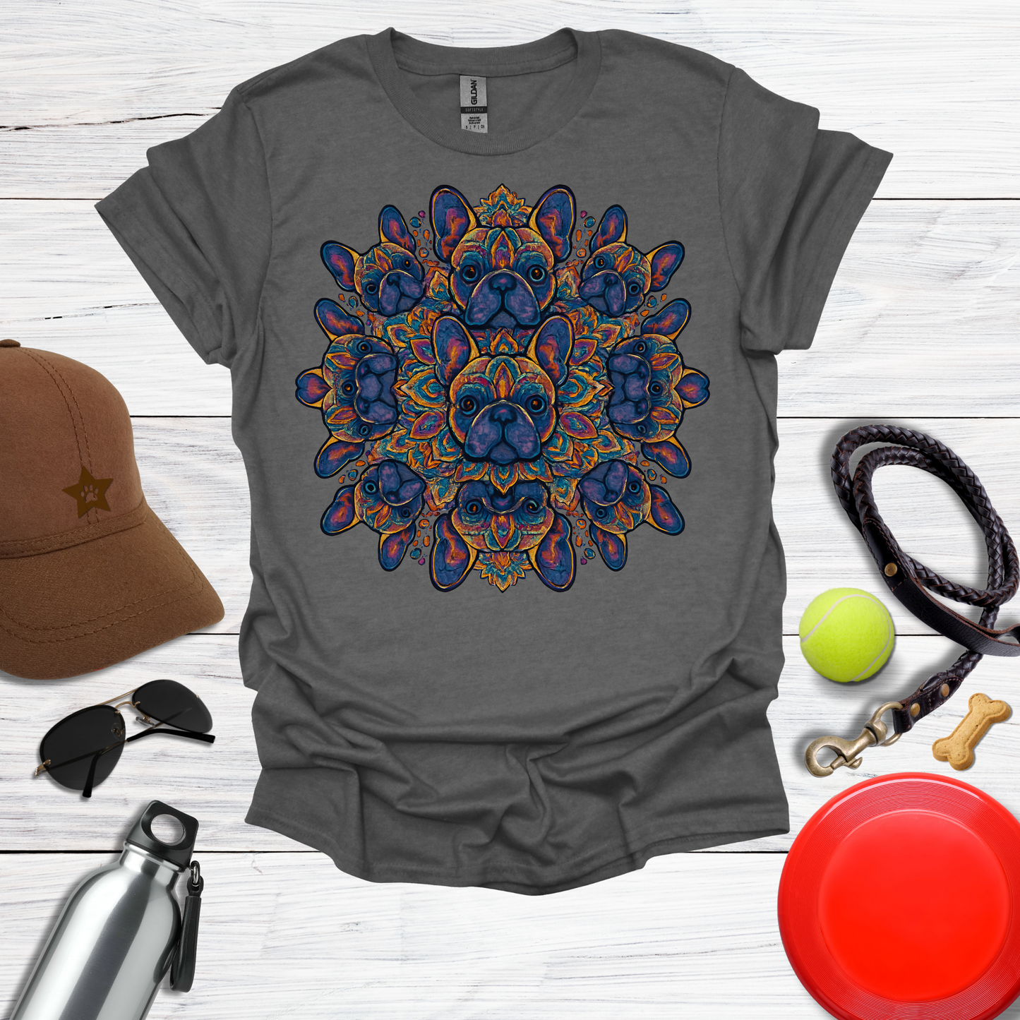 Kaleidoscope Frenchie T-Shirt