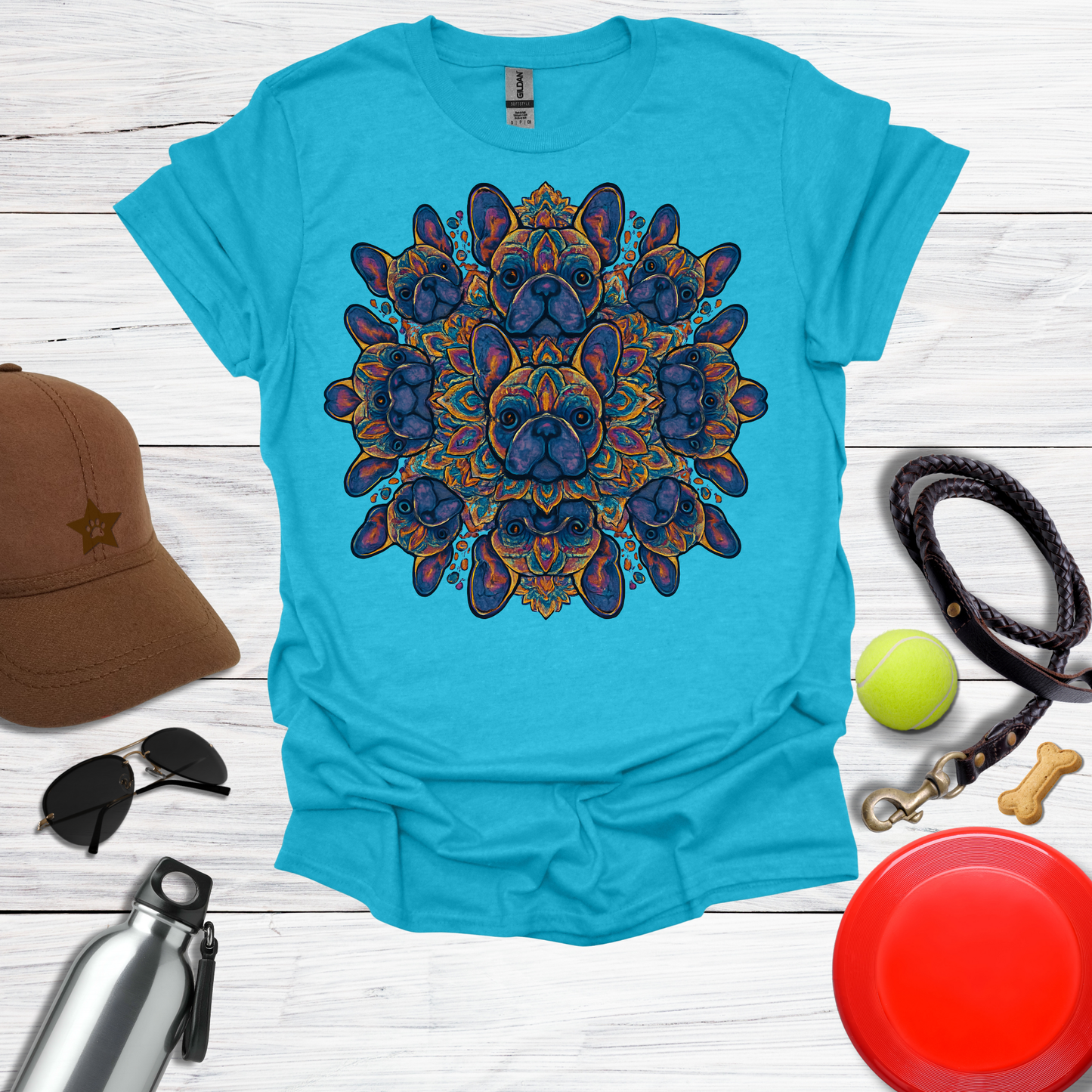 Kaleidoscope Frenchie T-Shirt