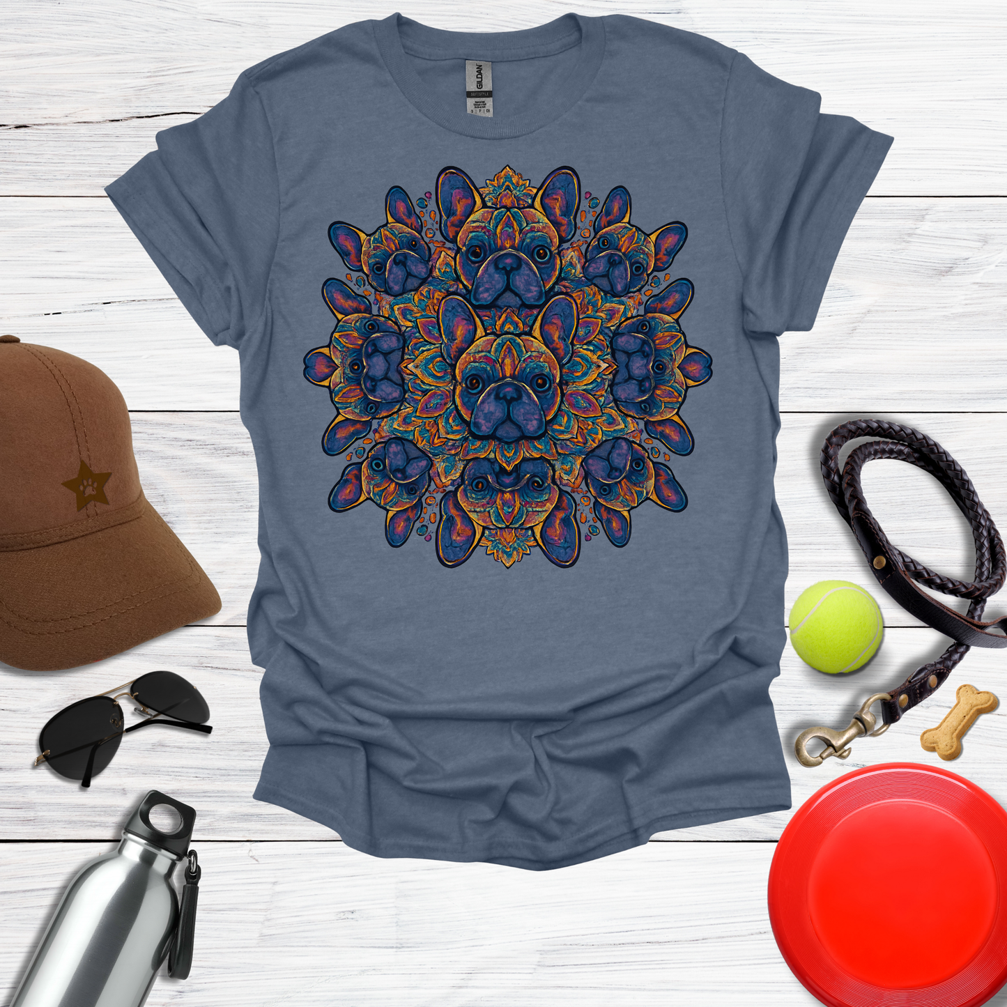 Kaleidoscope Frenchie T-Shirt