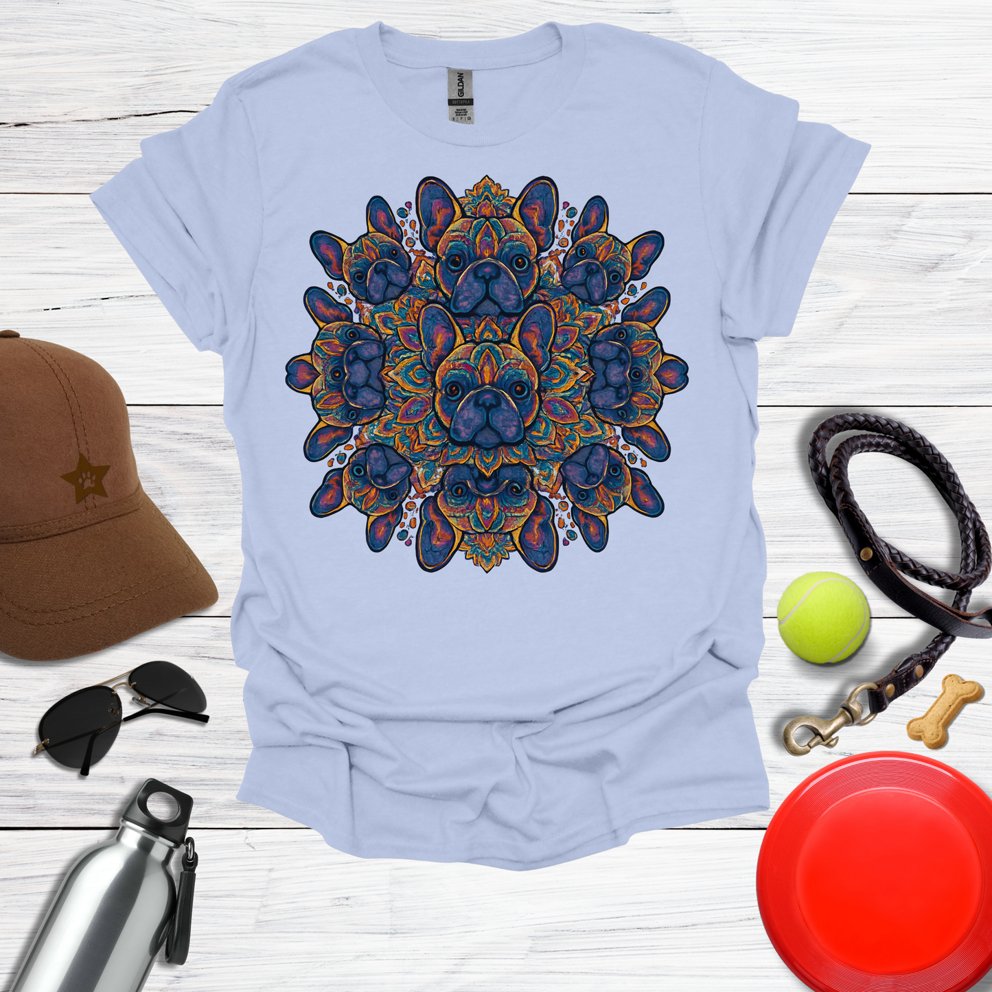 Kaleidoscope Frenchie T-Shirt