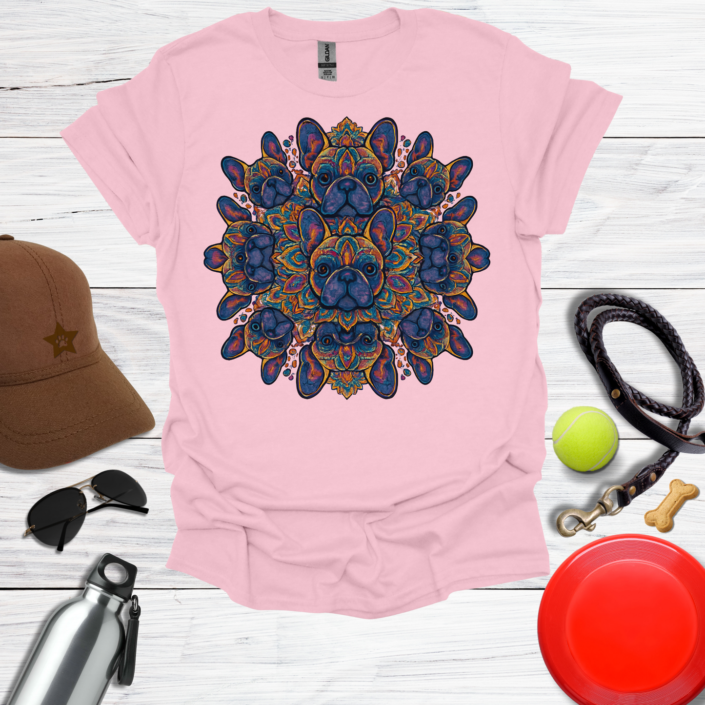Kaleidoscope Frenchie T-Shirt