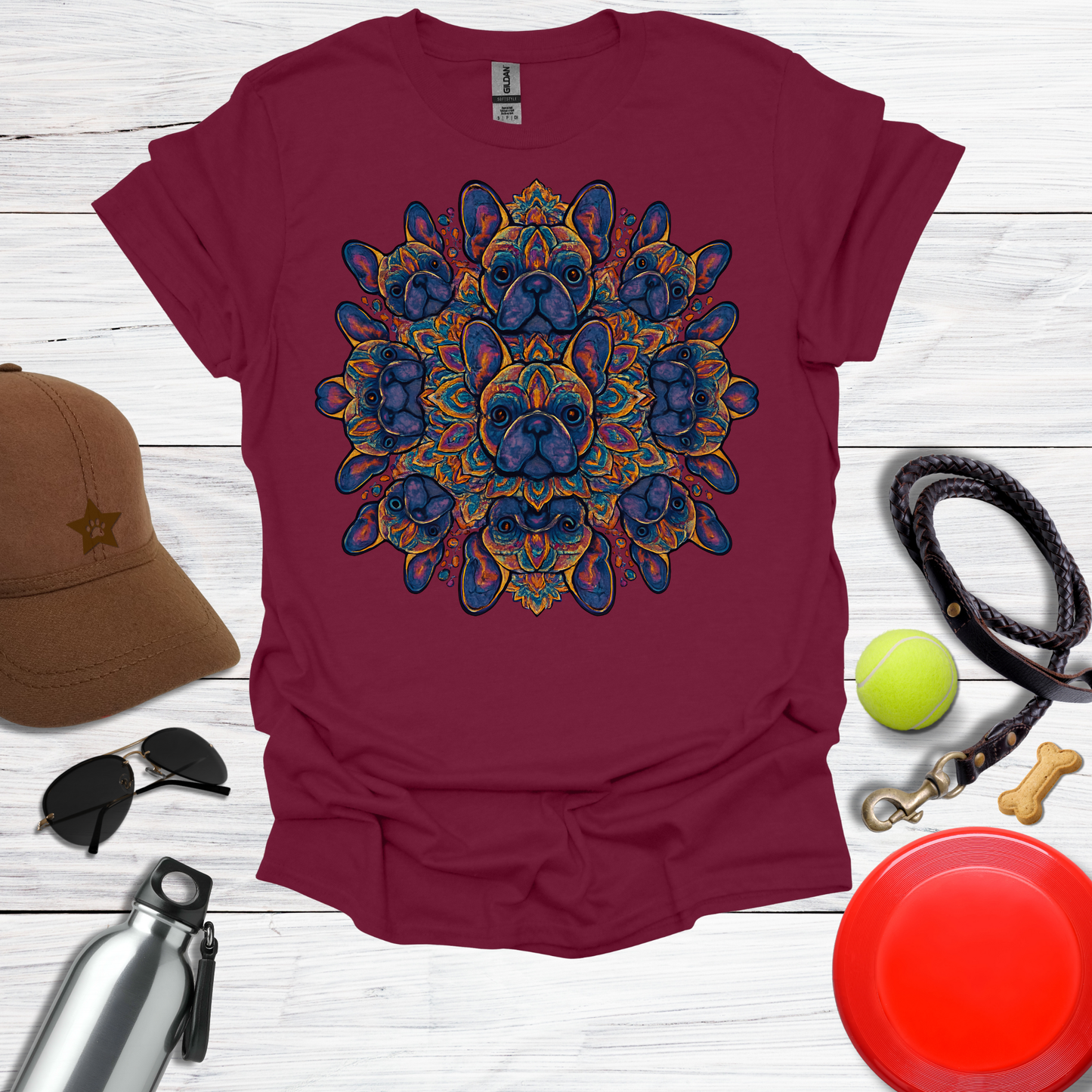Kaleidoscope Frenchie T-Shirt