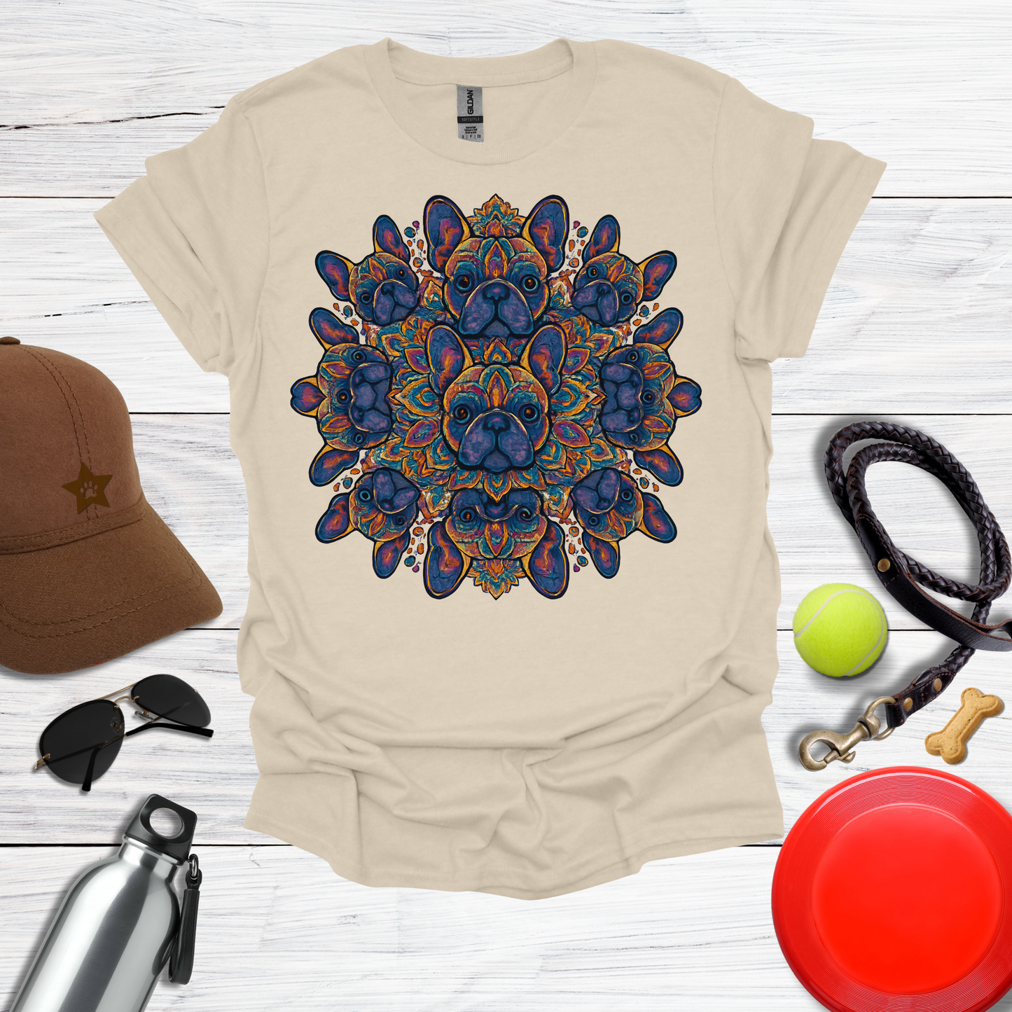 Kaleidoscope Frenchie T-Shirt