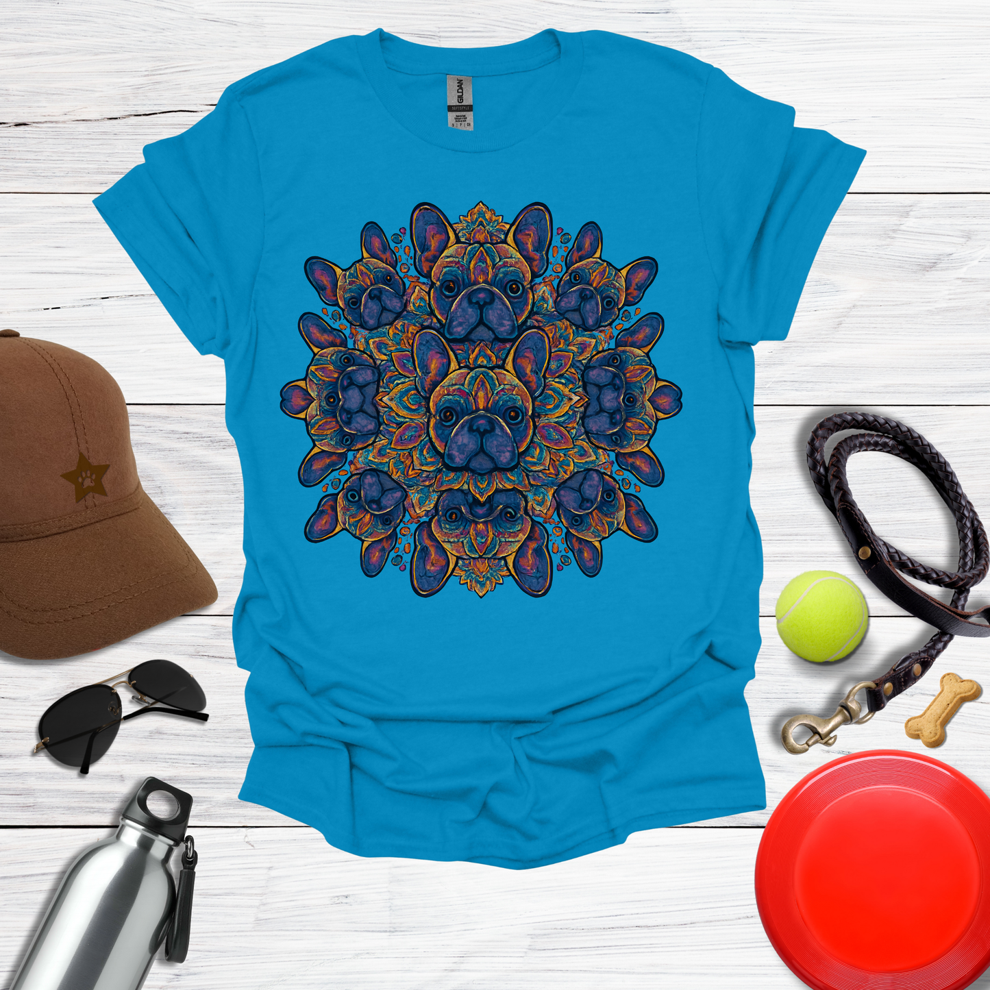 Kaleidoscope Frenchie T-Shirt